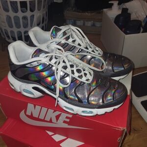 Nike Iridescent Sneakers with White Accents